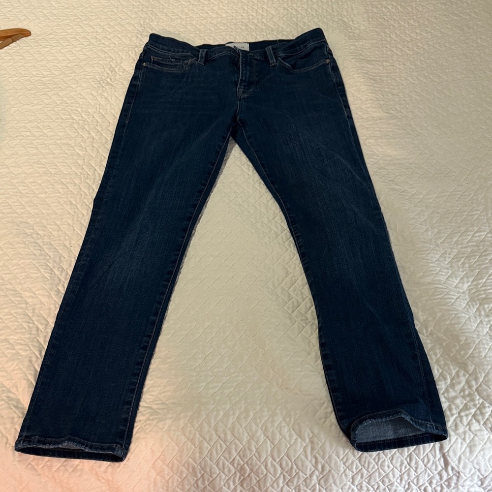 Frame Denim Women's Indigo Straight Leg Jeans